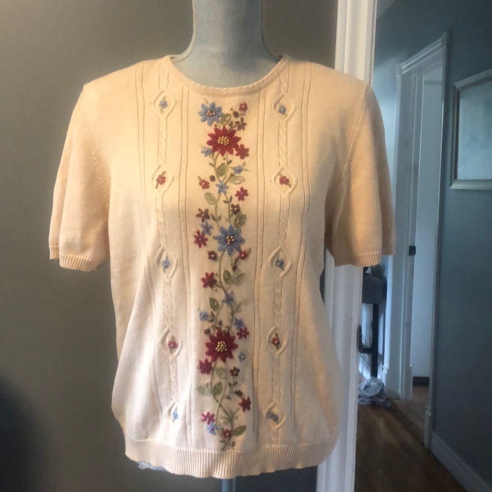 Vintage Alfred dunner top/sweater sz S
